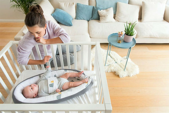 Doomoo Baby Nestkissen Cocoon Bear Gray