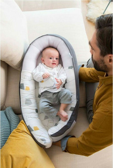 Doomoo Baby Nestkissen Cocoon Bear Gray