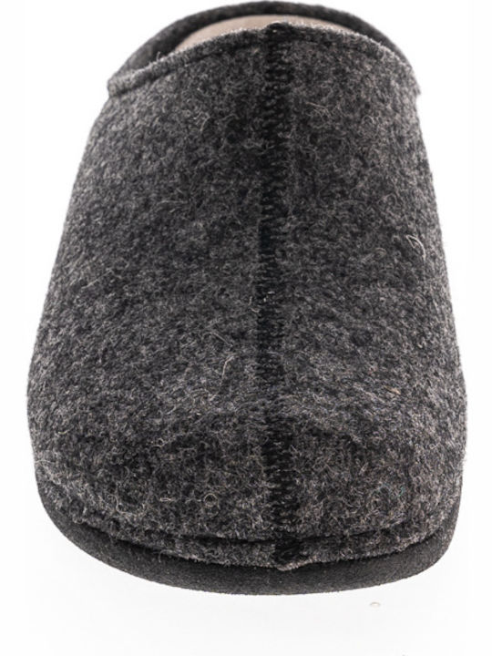 Lauren Anatomical Leather Women's Slippers Gray