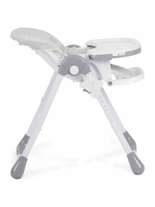 Kikka Boo Sweet Nature Foldable Highchair with Metal Frame & Fabric Seat Beige