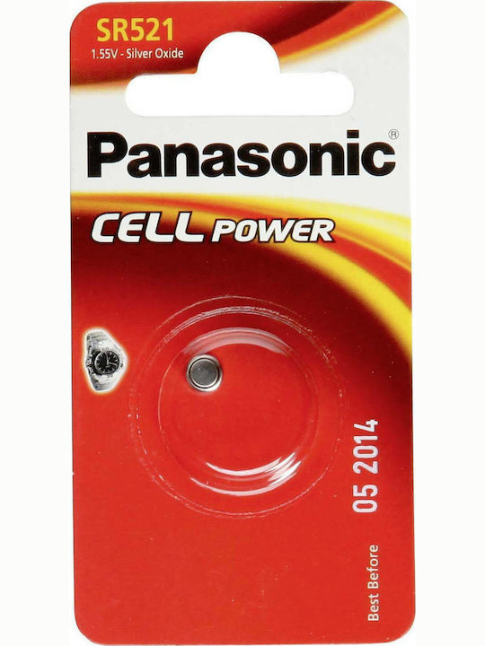 Panasonic Cell Power SR521 Baterie Oxid de argint SR63 1.55V 1buc