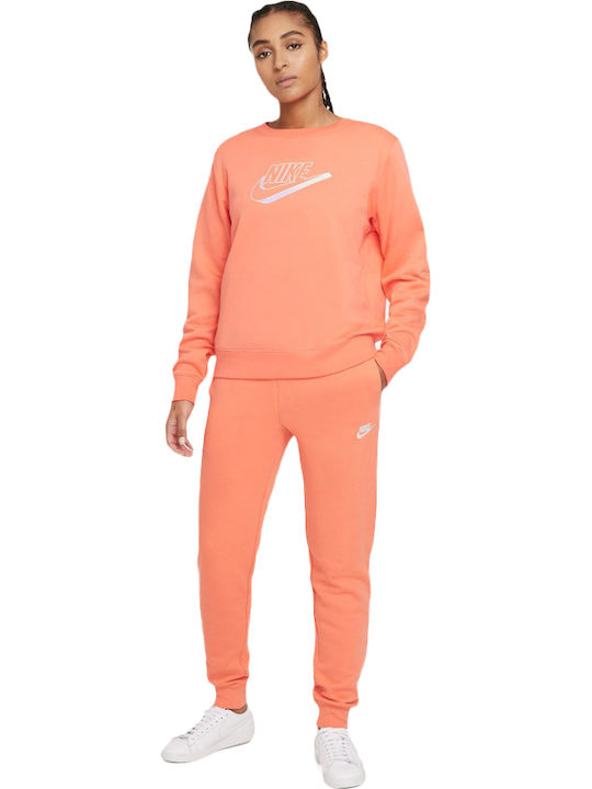 Sweatpants Jogger Fleece Orange
