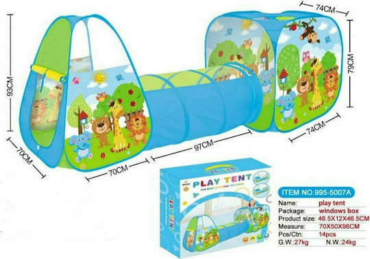 Cangaroo Kids Play Tunnel 995-5007A for 3+ years Multicolour