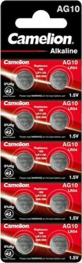 Camelion AG10 Алкални Батерии За часовници LR54 1.5V 10бр