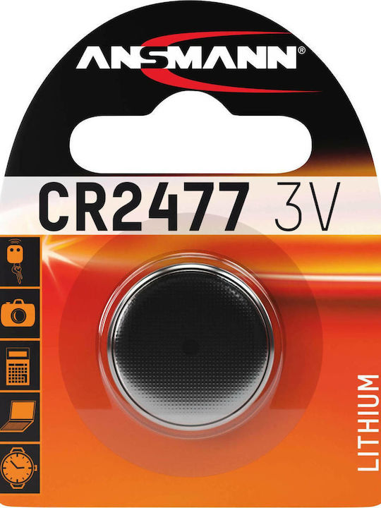 Ansmann Μπαταρία Λιθίου Ρολογιών CR2477 3V 1τμχ