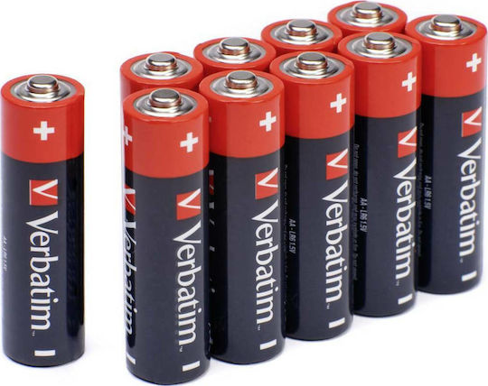 Verbatim 8 Pack Alkaline Batteries AA 1.5V