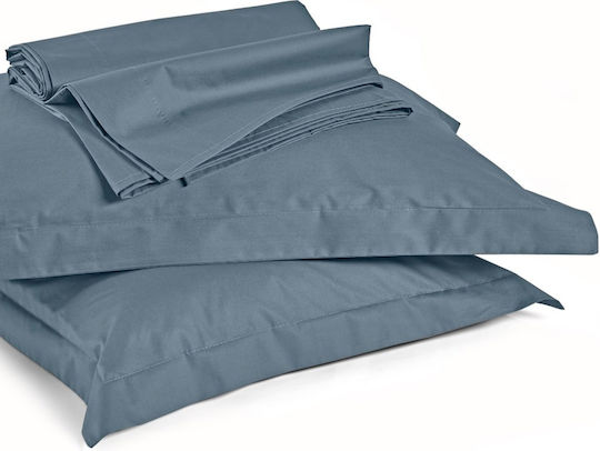 Kentia Cearșaf Dublu cu Elastic 140x200+25cm. True Col 4229