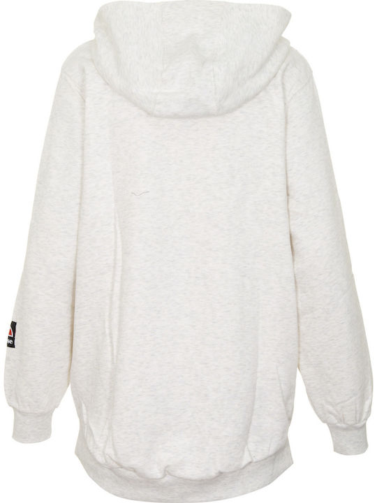 Hanli Oh Women's Sweatshirt Hooded Beige