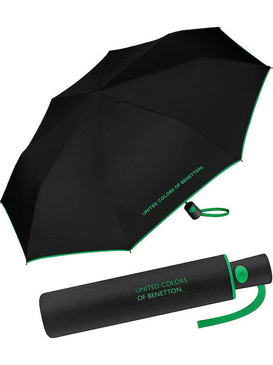 Benetton Automatic Umbrella Compact Black