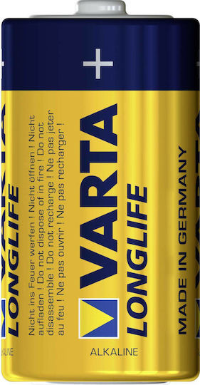 Varta LongLife Extra Αλκαλικές Μπαταρίες C 1.5V 2τμχ