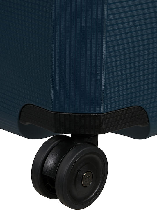 Samsonite MAGNUM Medium Travel Suitcase Hard Navy Blue with 4 Wheels Height 69cm 139846-1549