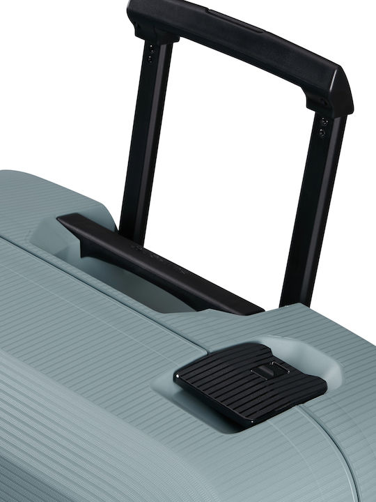 Samsonite Magnum Μεγάλη Βαλίτσα Ταξιδίου Σκληρή Γκρι με 4 Ρόδες Ύψους 81εκ.