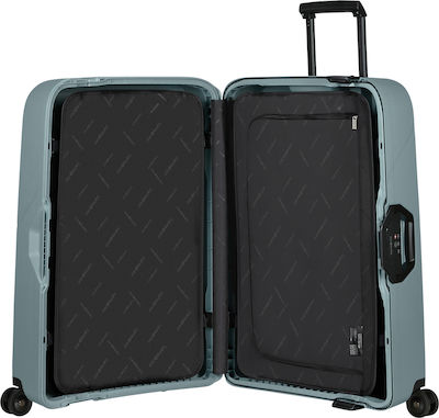 Samsonite Magnum Eco Spinner Μεγάλη Βαλίτσα με ύψος 81cm σε Γκρι χρώμα