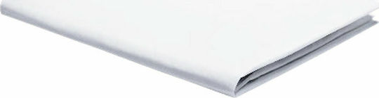 Astron Italy Natali Hotel Sheet White Queen Size 240x270cm 100% Cotton 1pcs