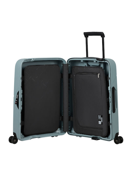 Samsonite MAGNUM Cabin Hard Gray Suitcase With 4 Wheels Height 55cm