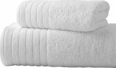 Artisti Italiani Set 3 Hotel Bathroom Towels 150x80 cm 550gsm White