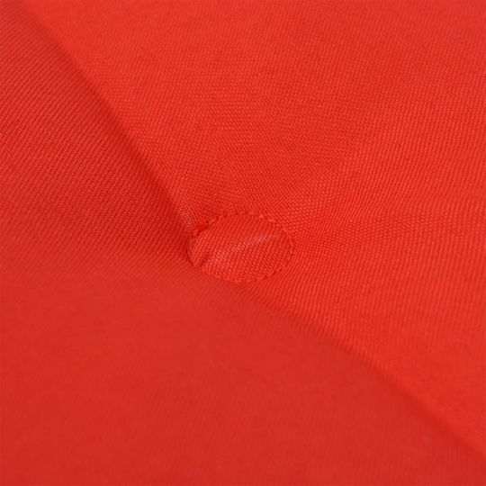 vidaXL Pernă Scaunului De Grădină Cu Spătar Roșie Waterproof 2 Bucăți 120x50 Cm