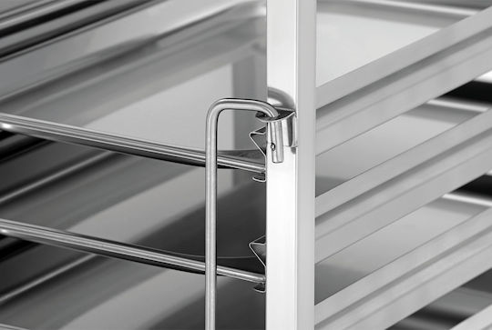 Bartscher Küchenwagen für gewerbliche Küche für 7 Tabletts H101xB45xT62cm