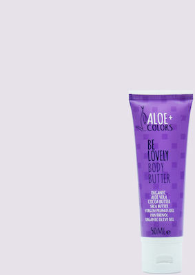 Aloe Colors Be Lovely Moisturizing Butter with Aloe Vera & Caramel Scent for Dry Skin 50ml