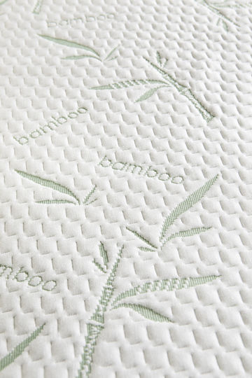 La Luna Протектор за матрак Единичен Bamboo Бял 90x200+30бр