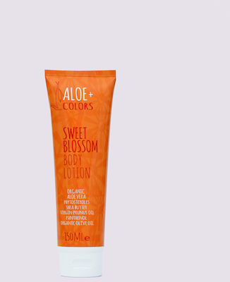 Aloe Colors Sweet Blossom Moisturizing Lotion Restoring with Aloe Vera & Vanilla Scent for Sensitive Skin 150ml