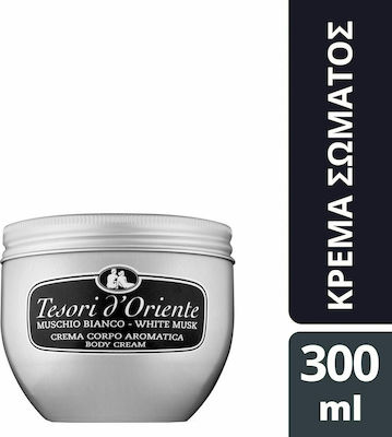 Tesori d'Oriente White Musk Body Cream Hidratantă Crema pentru Corp cu Aromă de Muscă Albă 300ml