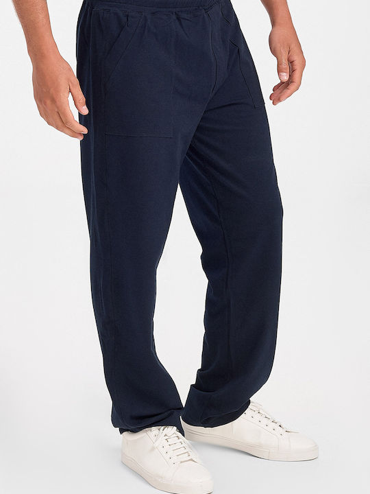 Sweatpants without Elastic Blue