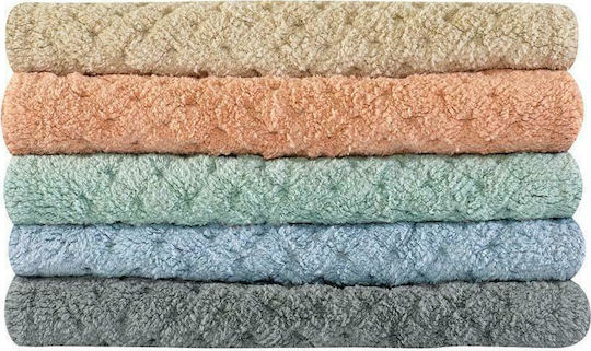 Das Home Cotton Bath Mat 0546 420760900546 Light Blue 60x90cm