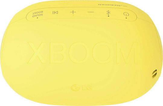 LG XBOOM Go PL2 Bluetooth Speaker 5W with Battery Life up to 10 hours Sour Lemon