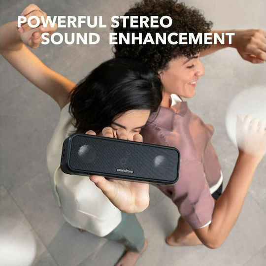3 Wasserdicht Bluetooth-Lautsprecher 16W mit Akkulaufzeit bis zu 24 Stunden Schwarz