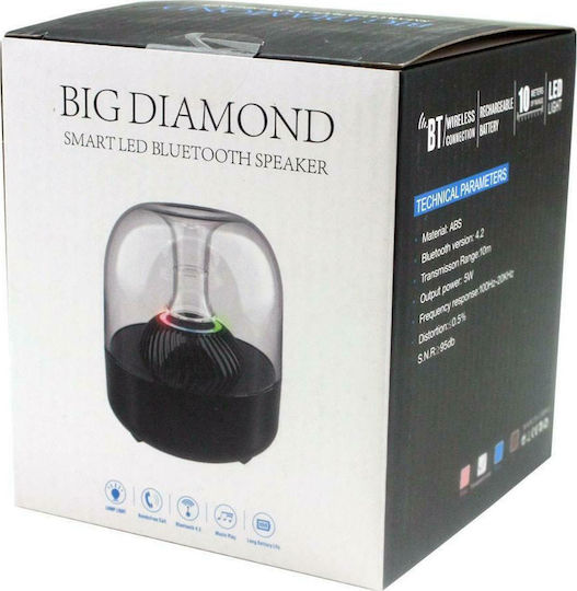 TWS PBL1049 Boxă Bluetooth 5W Transparent