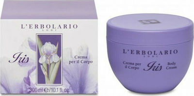 L' Erbolario Iris Body Cream Moisturizing Cream with Powder Scent 300ml