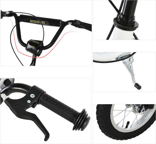 HomCom Kids Scooter Scooter 2-Wheel White