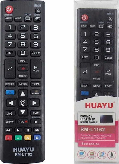 Huayu Συμβατό Τηλεχειριστήριο RM-L1162 (LG) για Τηλεοράσεις LG