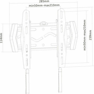 Neomounts LED-W120 TV Wall Mount Until 40" and 50kg