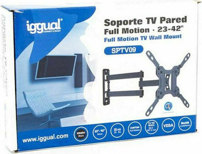 Iggual SPTV09 IGG314562 Wall TV Mount with Arm up to 42" and 15kg