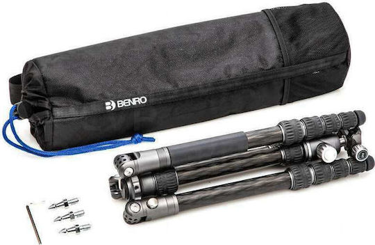 Benro Benro Bat One Series Carbonfaser Reise-Kamerastative mit VX20 mit Kugelförmiger Kopf bis zu 165,5 cm