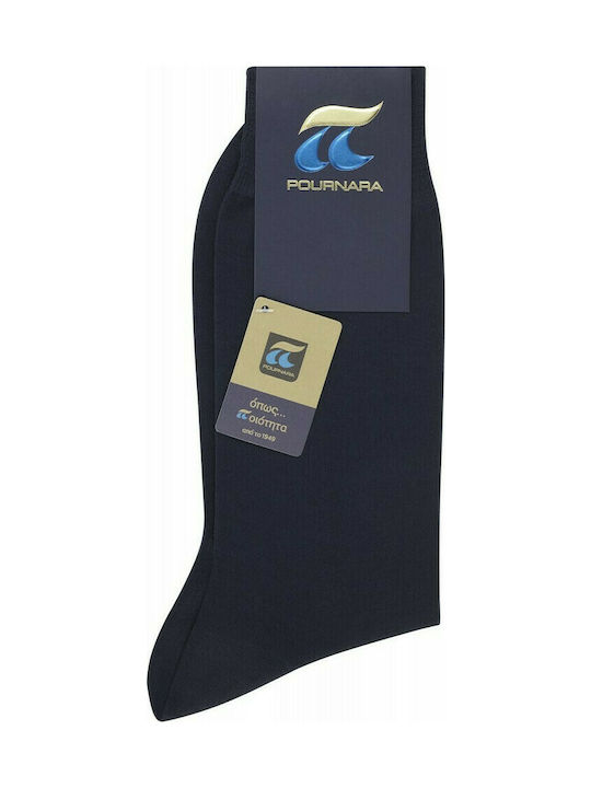 Pournara Herren Einfarbige Socken Charcoal 1Pack