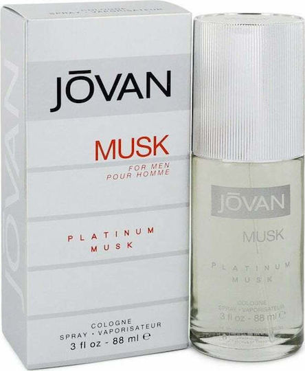 Jovan Platinum Musk Eau de Cologne 88ml