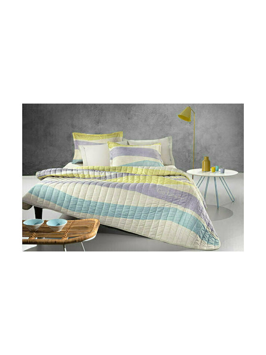 Guy Laroche Rivoli Σετ Μαξιλαροθήκες Oxford Lime 50x70εκ.