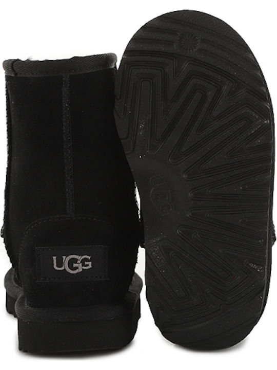 Ugg Australia 1121014T Suede Παιδικά Μποτάκια Μαύρα