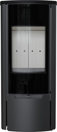 Kratki Stahl Holzofen 6kW Schwarz