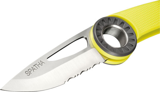 Petzl Spatha Σουγιάς με Μηχανισμό Κλειδώματος Κίτρινος σε Θήκη