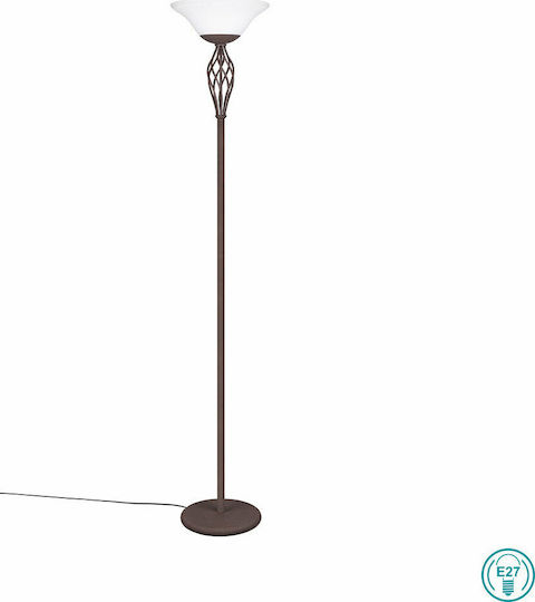 Trio Lighting Rustica Vintage Floor Lamp H180cm. Copper Trio Lighting Rustica Vintage Floor Lamp H180cm. Copper