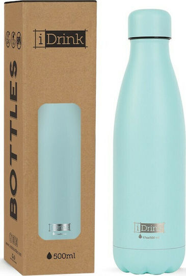 I-Total iDrink Colors Bottle Thermos Stainless Steel BPA Free 500ml Green