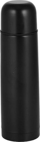 Click Flasche Thermosflasche Rostfreier Stahl 750ml Schwarz mit Kappenbecher