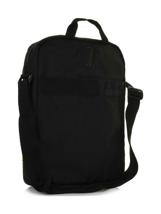Fabric Shoulder / Crossbody Bag Charlie II with Zipper & Adjustable Strap Black 20.5x10x35cm 83460-01