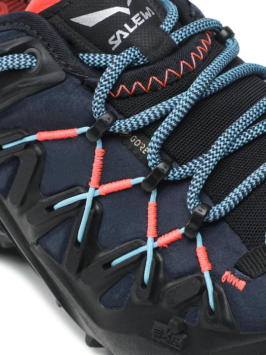 Salewa Wildfire Edge GTX Women's Waterproof Hiking Shoes With Gore-Tex Membrane Blue