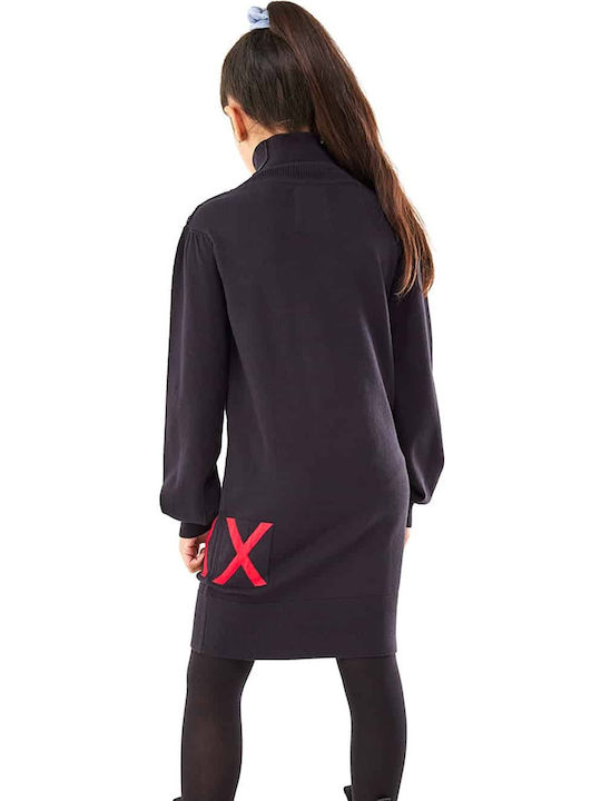 Children's Dress Long Sleeve Black