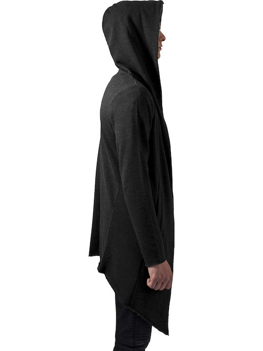 Мъжка Жилетка Fleece с Качулка Charcoal